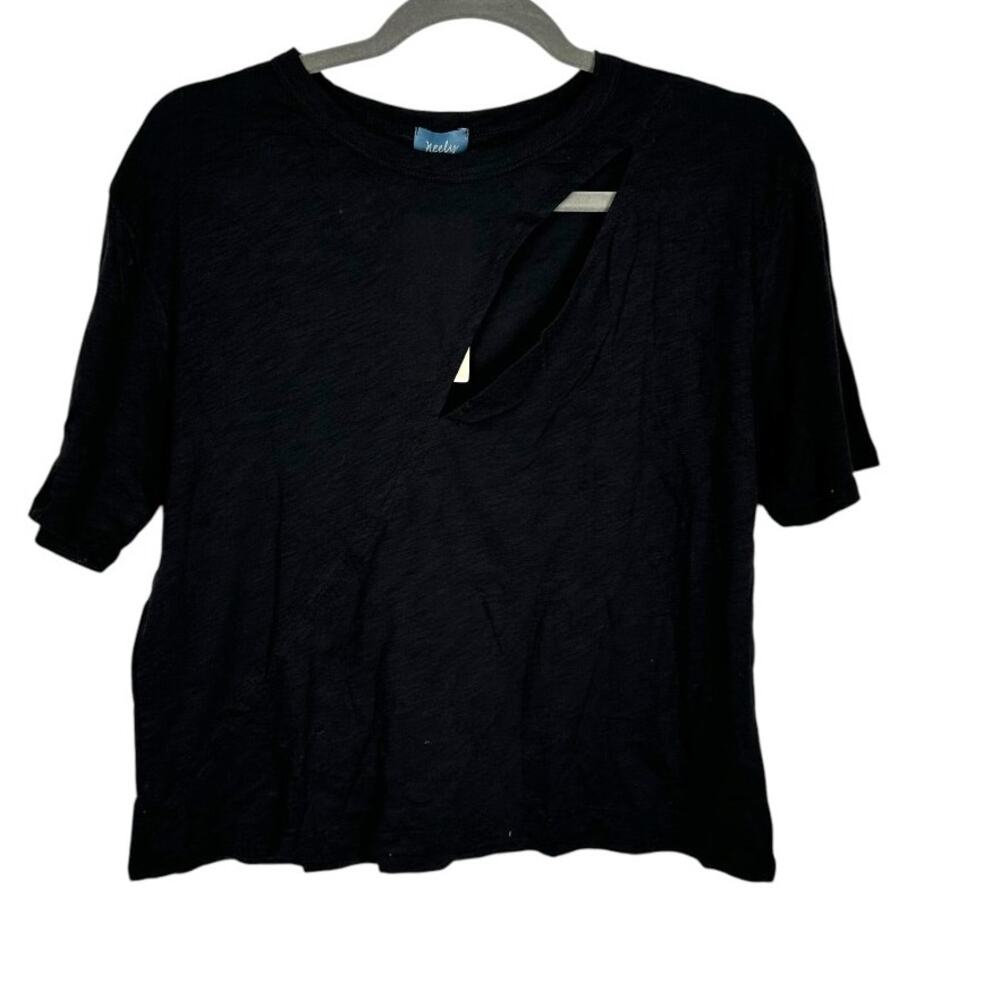 Neely Black T-shirt Size Large